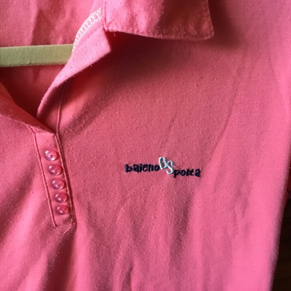 MEI NA POLO SHIRT CORAL/SALMON COLOR JUNIOR SIZE M - Picture 2 of 6
